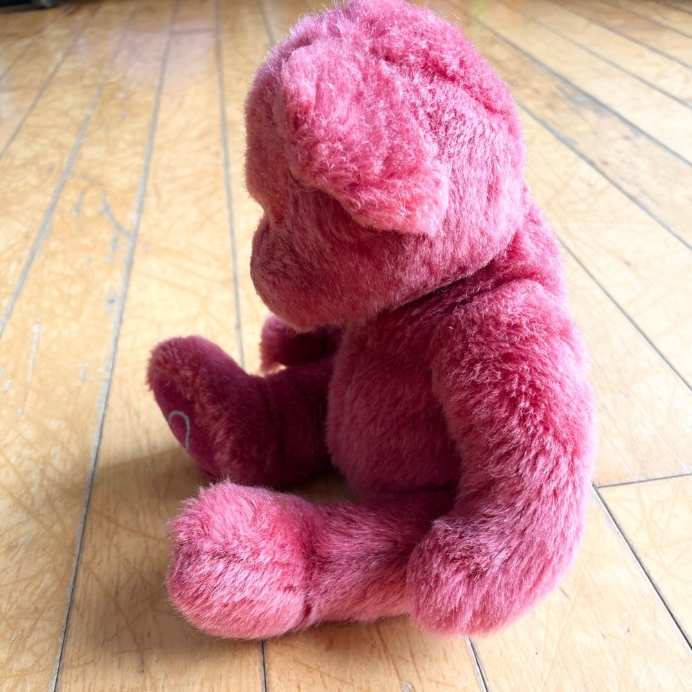 Russ Berrie & Co. “CHERI” Plush Teddy Bear Cherry Pink With Heart VALENTINES DAY - Picture 6 of 9